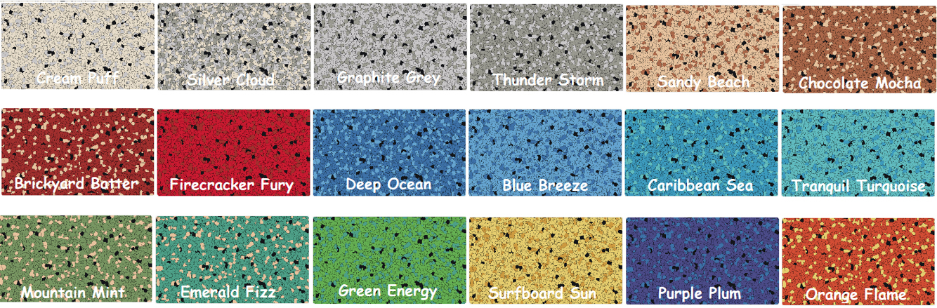 particle つぶつぶマルチプレート Safety Surfacing Rubber Chips | Play Surface Color Blending